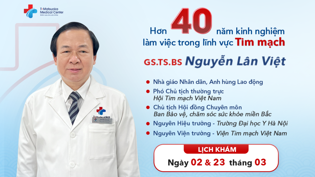 Lịch khám GS Nguyễn Lân Việt