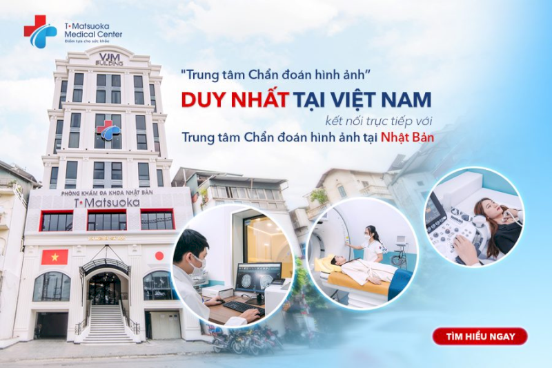 T-Matsuoka Medical Center là một cơ sở y tế uy tín, kết nối trực tiếp với Trung tâm Chẩn đoán hình ảnh tại Nhật Bản, đảm bảo an toàn và kết quả chẩn đoán chính xác cho khách hàng