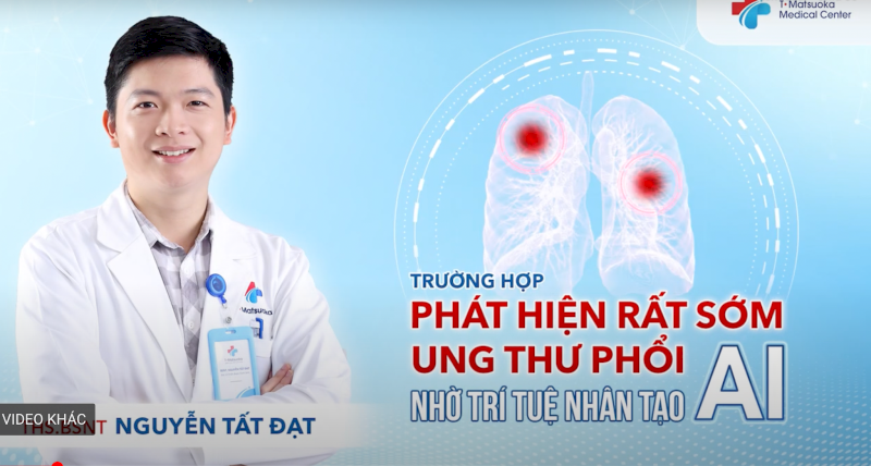 T-Matsuoka ứng dụng công nghệ AI trong quá trình chụp CT, giúp phát hiện những tổn thương rất rất nhỏ chỉ từ 1mm