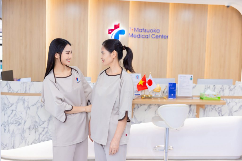 Khách hàng được chuẩn bị sẵn trang phục khám tại T-Matsuoka