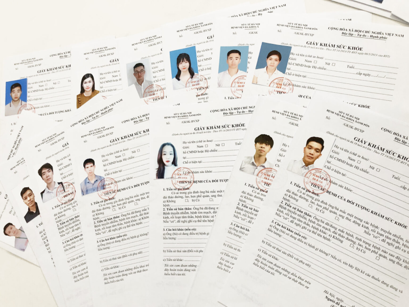 Tùy từng trường hợp, khách hàng có thể phải chuẩn bị mẫu giấy khám sức khỏe theo quy định của Nhà nước